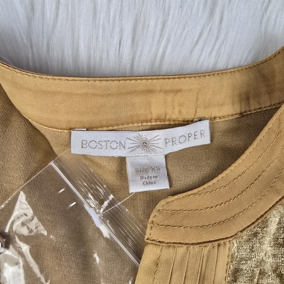 Boston Proper crushed velvet boho dress XS - Picture 14 of 16